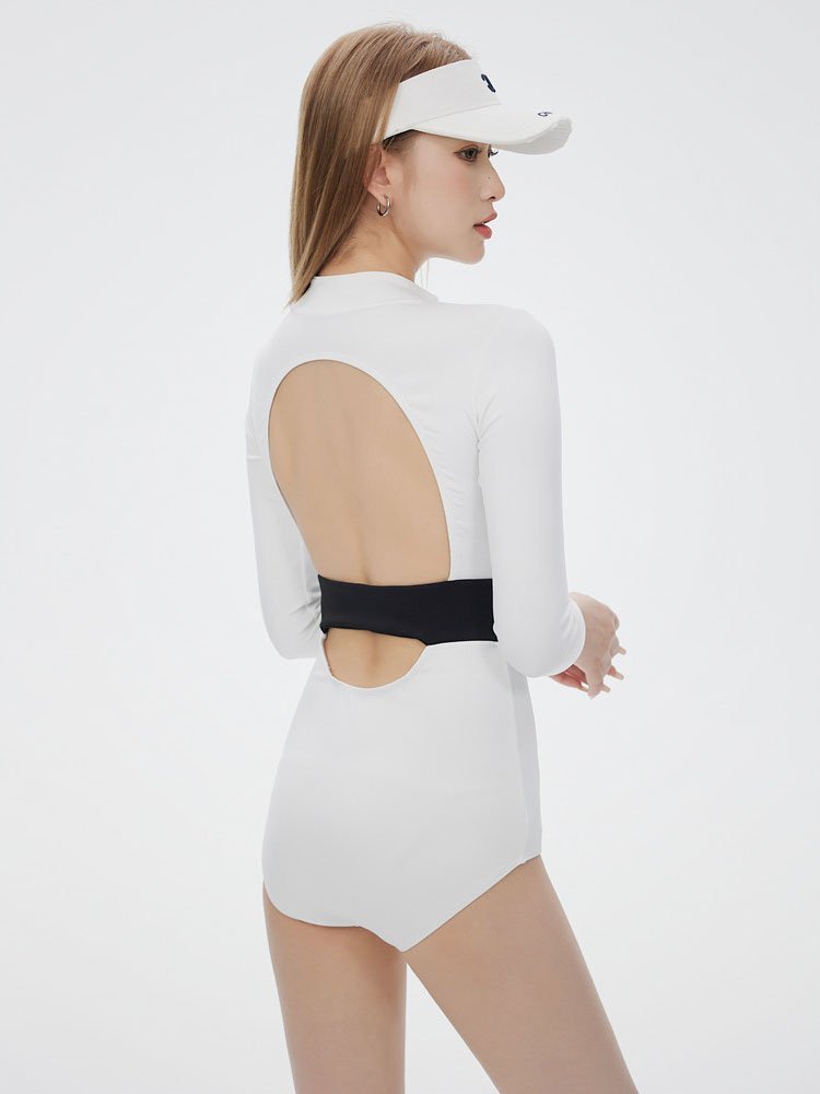 in 2024, the new insho tunnel had a thin long-sleeved, long-sleeved swimsuit