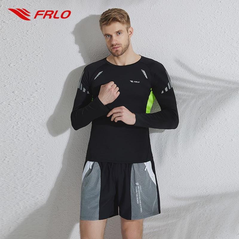 Swimming suit, long-sleeved, dry-dry-free-skinned, specialized swimming training for surfing men on the sea