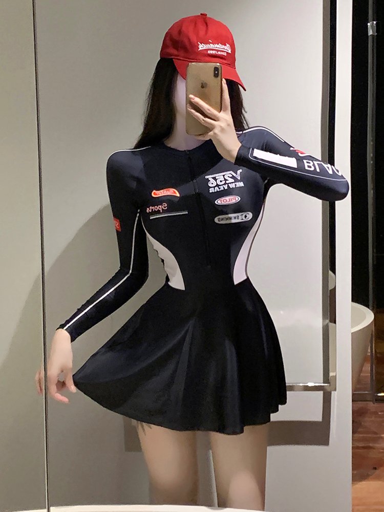 AYSTUDIO 2024 NEW BATHING SUIT, LONG-SLEEVED, SUN-PROTECTED HOT SPRINGS VACATION SURFING SUIT