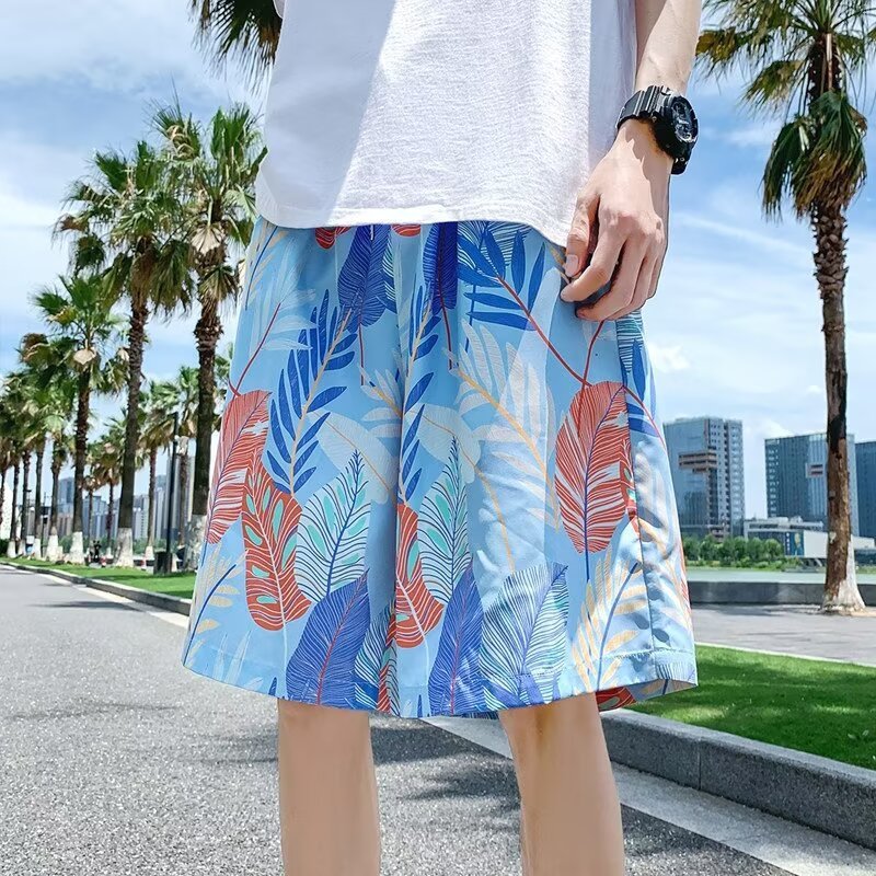 Summer beach shorts, extra, loose, lax, five-minute shorts