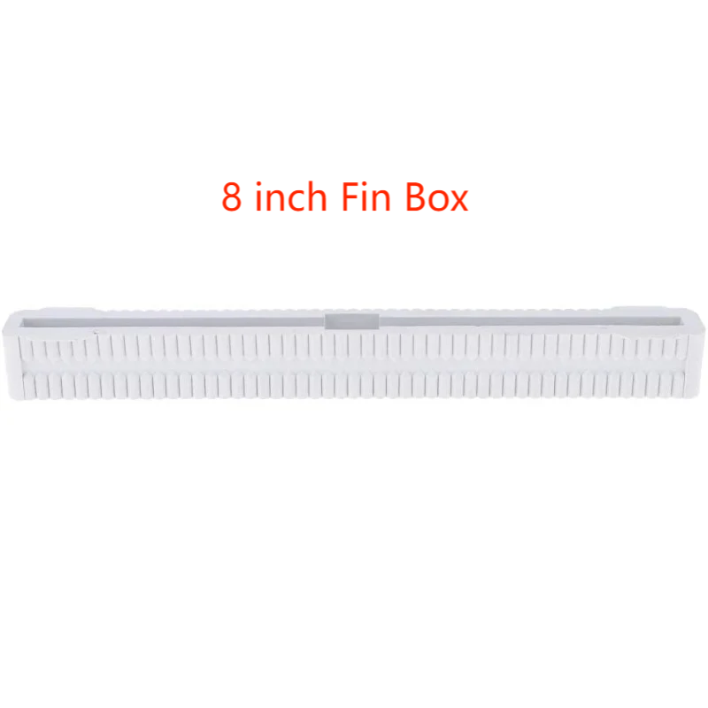 8-inch fin box, black whiteboard tail rudder box