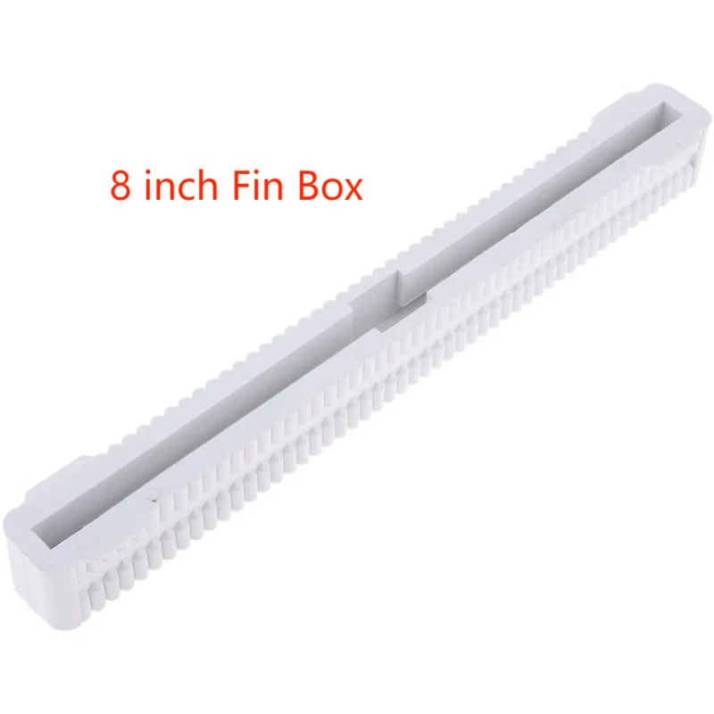 8-inch fin box, black whiteboard tail rudder box
