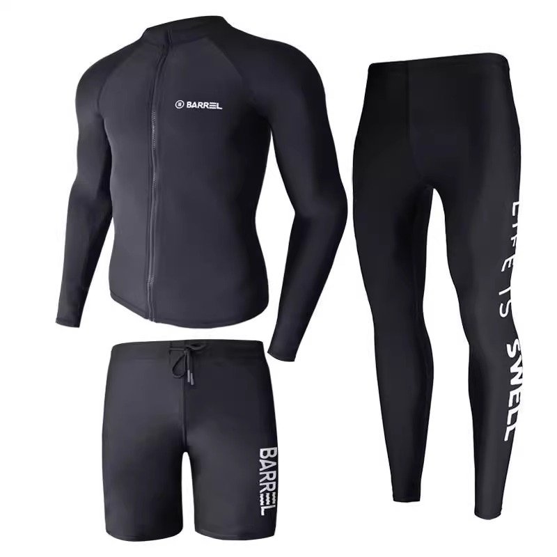 The Korean diving suit man is full of long sleeves, sunproof, dry jellyfish