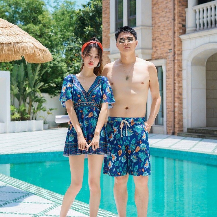 2024 new couple's swimsuit lady cosmopolitan scrawny-scrawny-scratch-scratch-scratch swimsuit