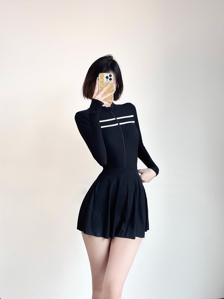 AYSTUDIO, 2024 NEW COSMOPOLITAN BATHING SUIT, TWO PAIRS OF LONG-SLEEVE SPORTS SURF HOT SPRINGS