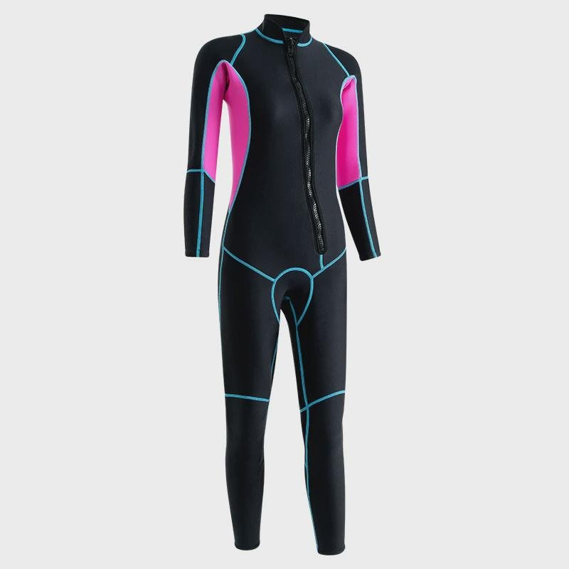 A 3MM MAN IN A SPOT DIVING SUIT WITH A WARM WINTER BATHING SUIT AND A COLD, WET SURFING SUIT FOR A DIVER