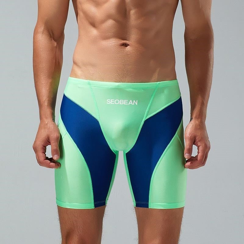 Europe and America specializing in five-minute swimsuits, men's sandbuttons low, sexy, flat-side swimming