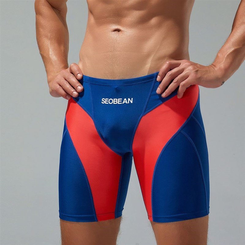 Europe and America specializing in five-minute swimsuits, men's sandbuttons low, sexy, flat-side swimming
