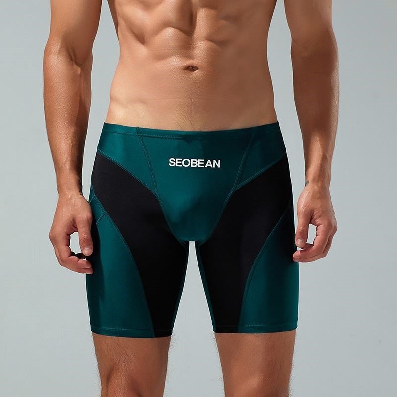 Europe and America specializing in five-minute swimsuits, men's sandbuttons low, sexy, flat-side swimming