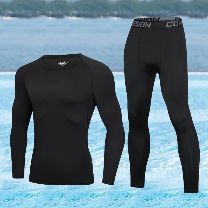 German bathing suit with long-sleeved-sleeved, long-sleeved, long-sleeved, long-sleeved, swimming suit for surfing divers