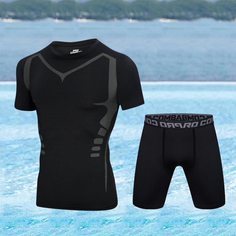 German bathing suit with long-sleeved-sleeved, long-sleeved, long-sleeved, long-sleeved, swimming suit for surfing divers