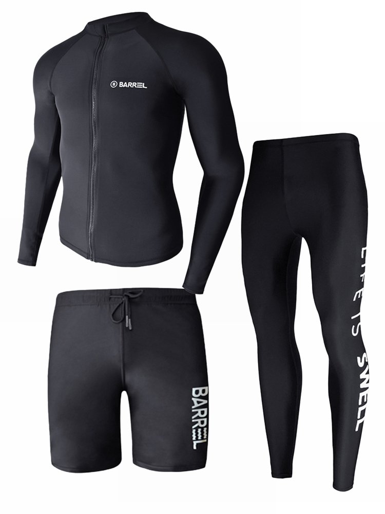 Korean wet-clothes men's waterproof-mothers' raisins for long-sleeved long-sleeved long-sleeved surfing suit swimsuit suits