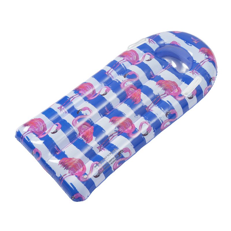 Young man surfboard inflating float-boarding board-boarding board-skating board-swaming