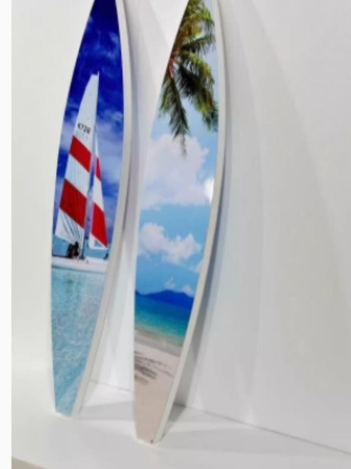 SUMMER MALL WINDOW SLABS AND SURFBOARDS