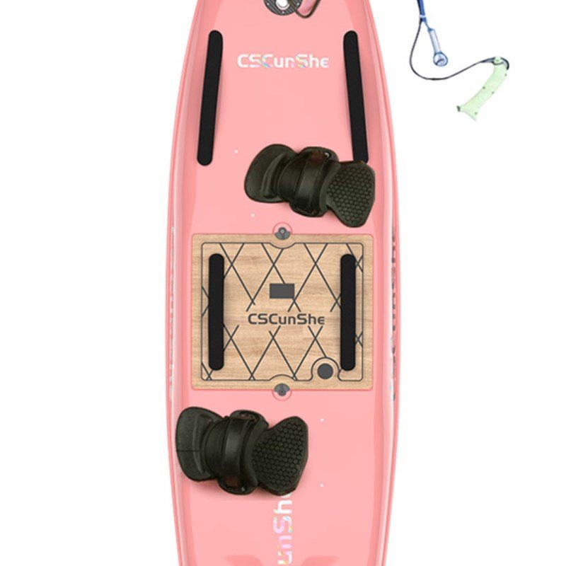 a beach beach electric surfboard station with a w-powered high-speed motor board portable seaside surfboard