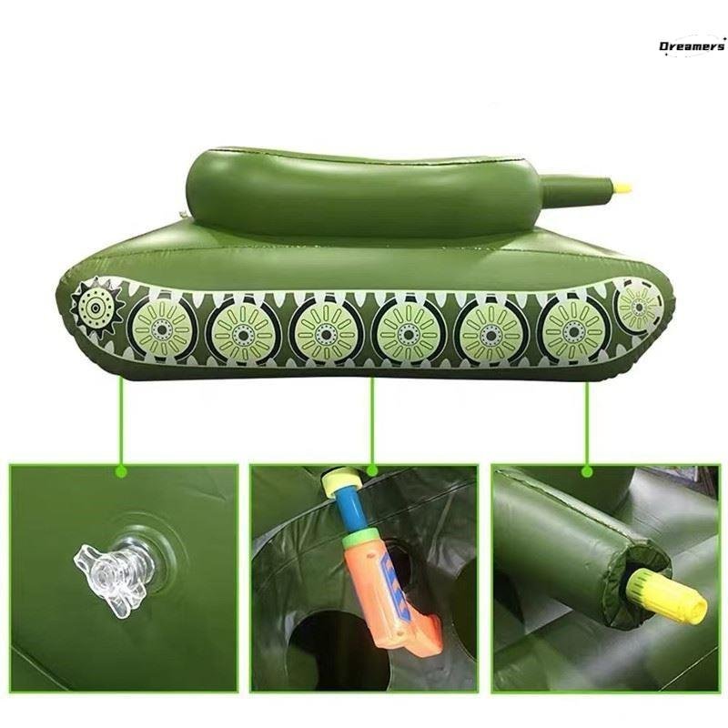 Water tank-sprayed swimming ring with a water gun for a child adult toy boy floating in a surfer factory