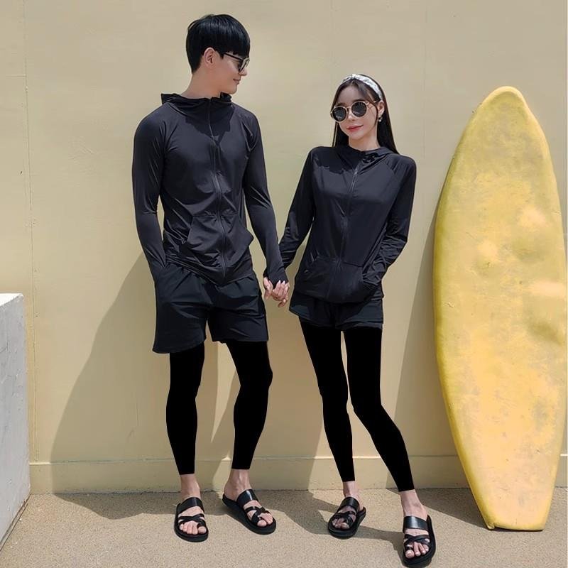 Scrambling bathing suit, long-sleeved long-sleeved jellyfish