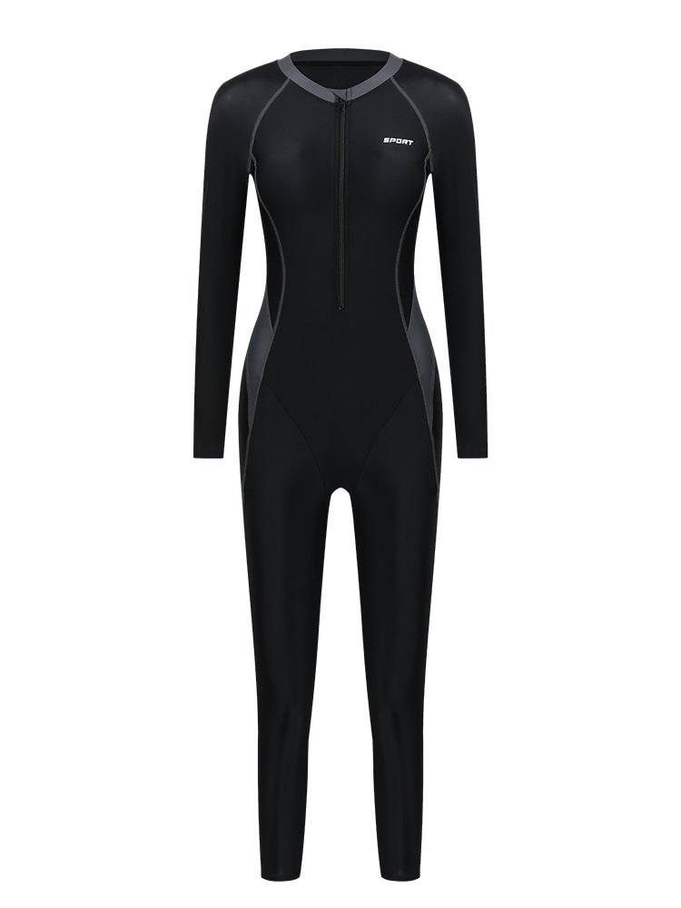 Swimming suit, long-sleeved long-sleeved, sun-proof, hot-spring, water-snorming, snorkeling