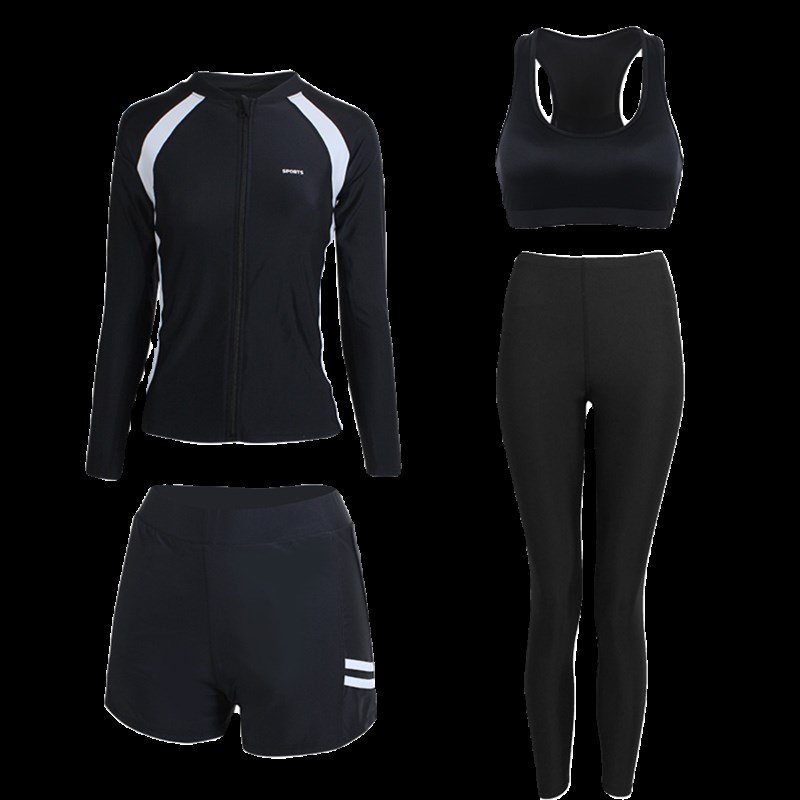 long-sleeved shorts, long-sleeved swimsuits