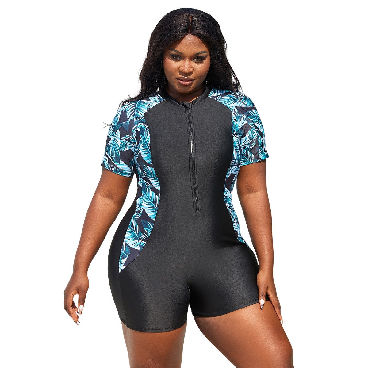 2024, new Amazon-based swimsuit, cross-border foreign trade lady swimsuit, big European-American surfing suit