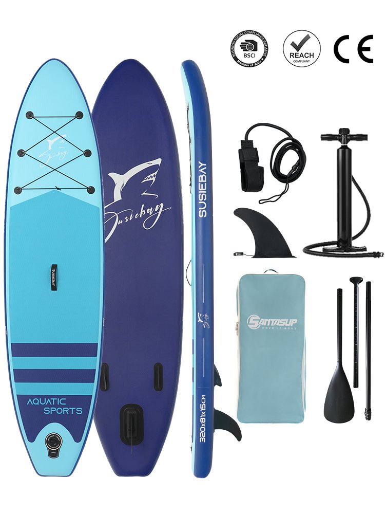 M.S. INFLATED PADDLE FREE MOUNTAIN SEA SUP STANDING WATERBOARD NEW SCHOLAR'S SEA SURFBOARD