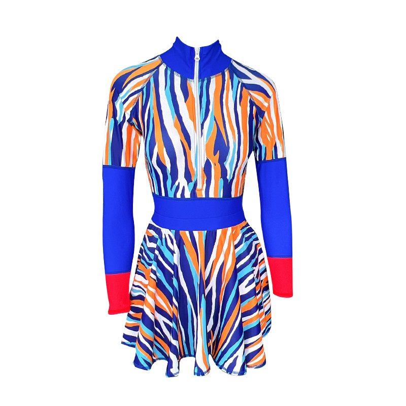 the long striped cuffs are thin and scrawny