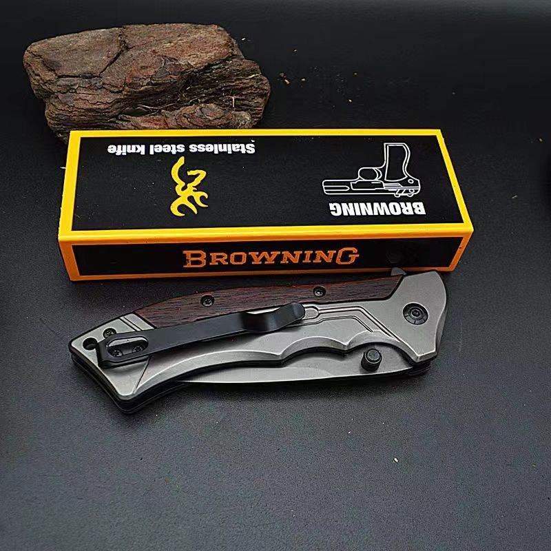 The swiss fruit knife folds high hard and carries it outside