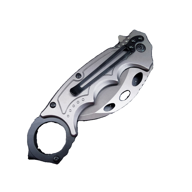 High-intensity out-of-the-door claw blades, and they're camping with them
