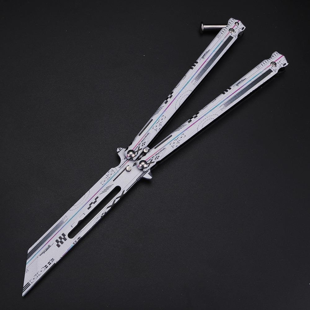 new specialty butterflies, csgo, uncut, stainless steel folding toy protection