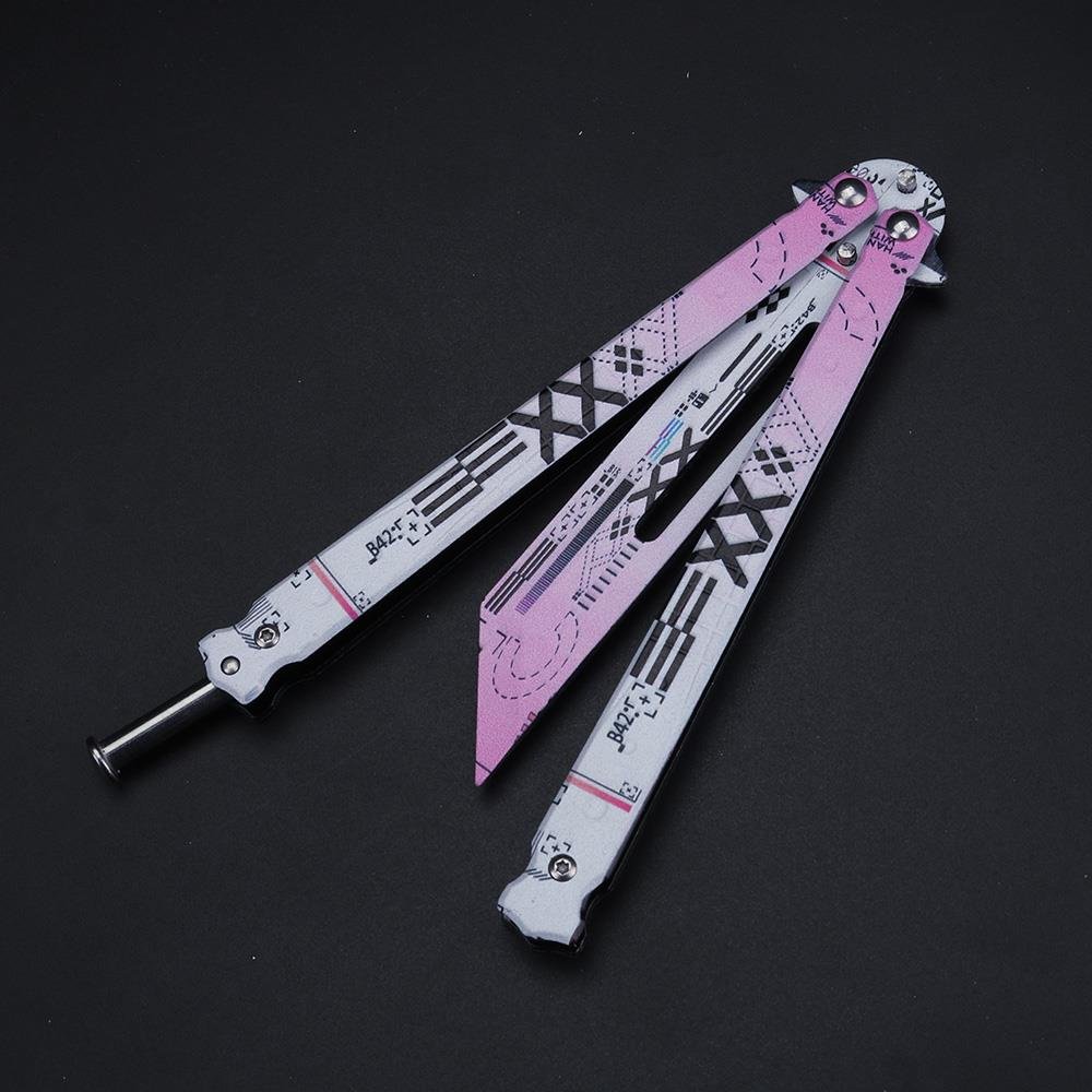 new specialty butterflies, csgo, uncut, stainless steel folding toy protection