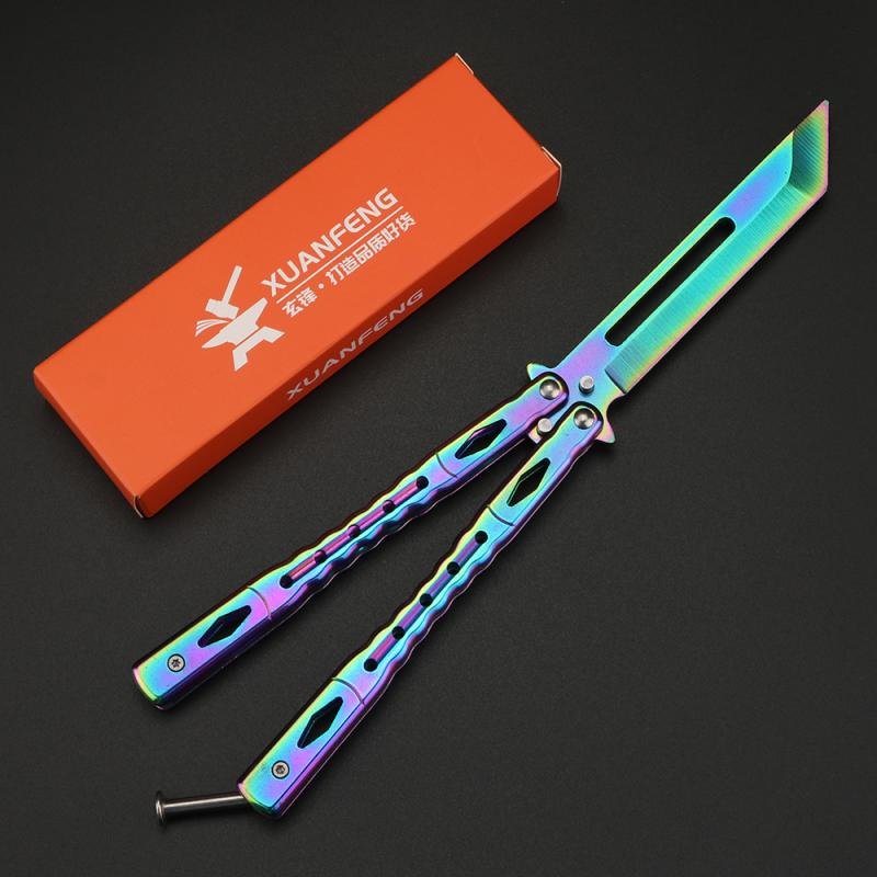 butterfly knife csgo camped with a florist cleavage toy without a blade of stainless steel