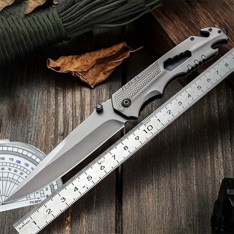 A large open-air military German fruit and fruit knife with an imported knife