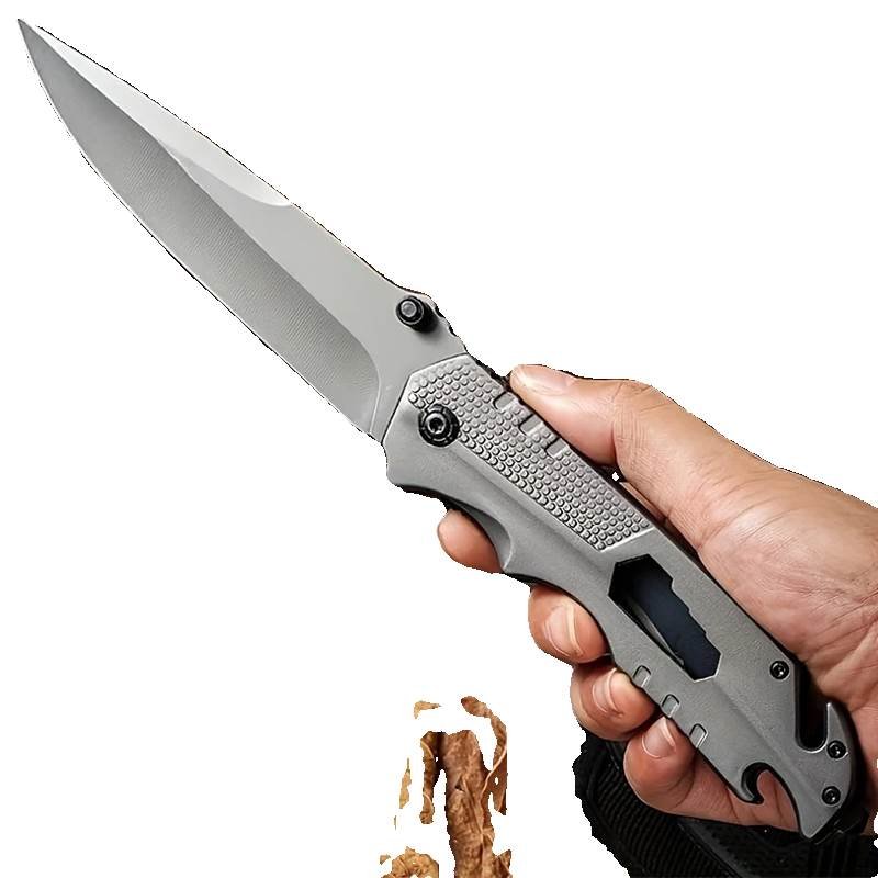 A large open-air military German fruit and fruit knife with an imported knife