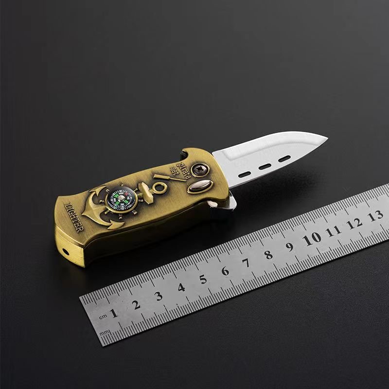 The camper colder is very hard, and the Swiss multi-purpose military knife folds over and over, with a field survival knife
