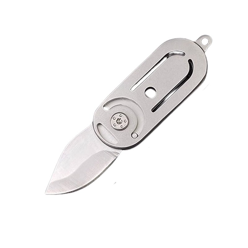 An outdoor fruit knife with a high-quality key button and a multi-purpose folder