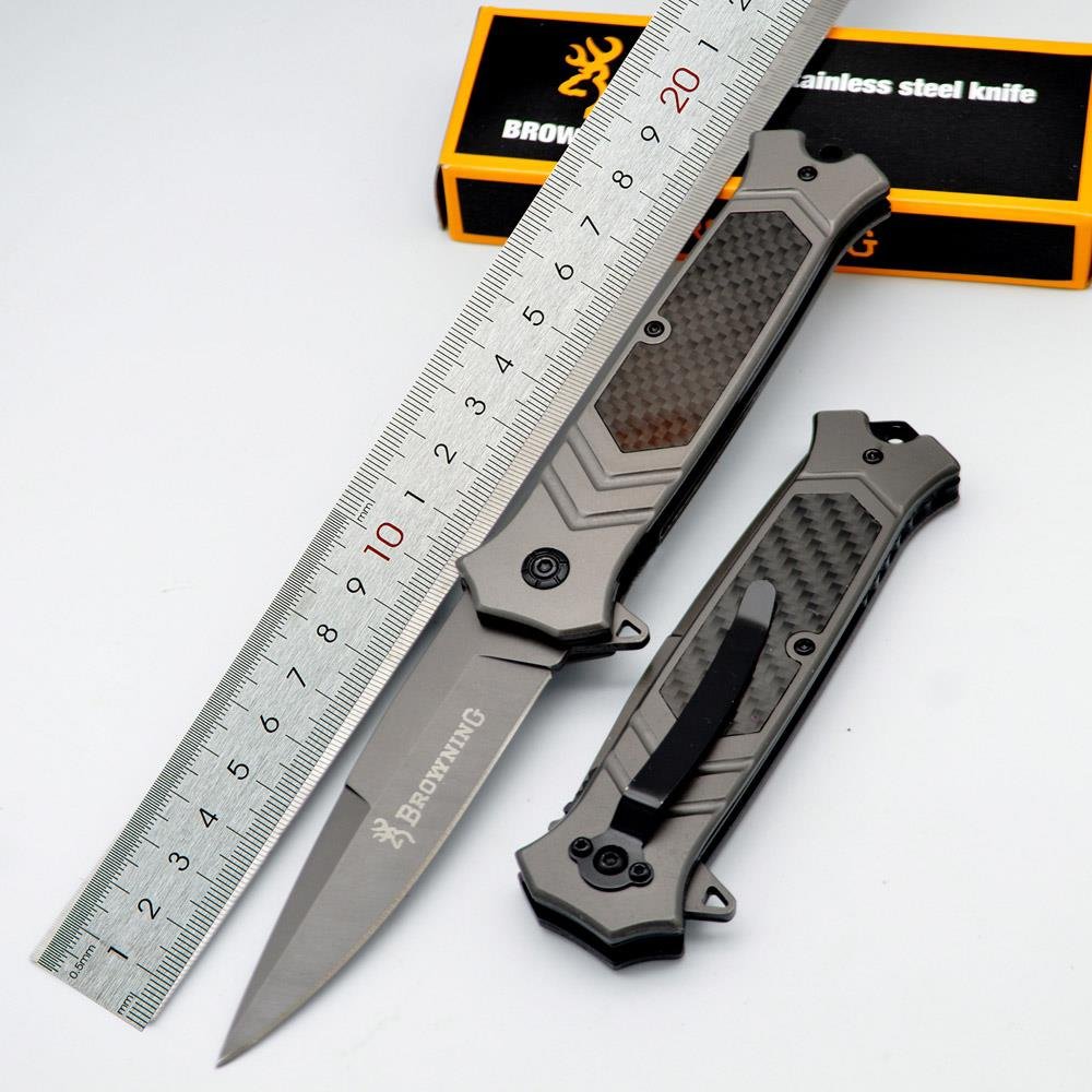 New multifunctional folding knife with a high-intensity all-steel handle