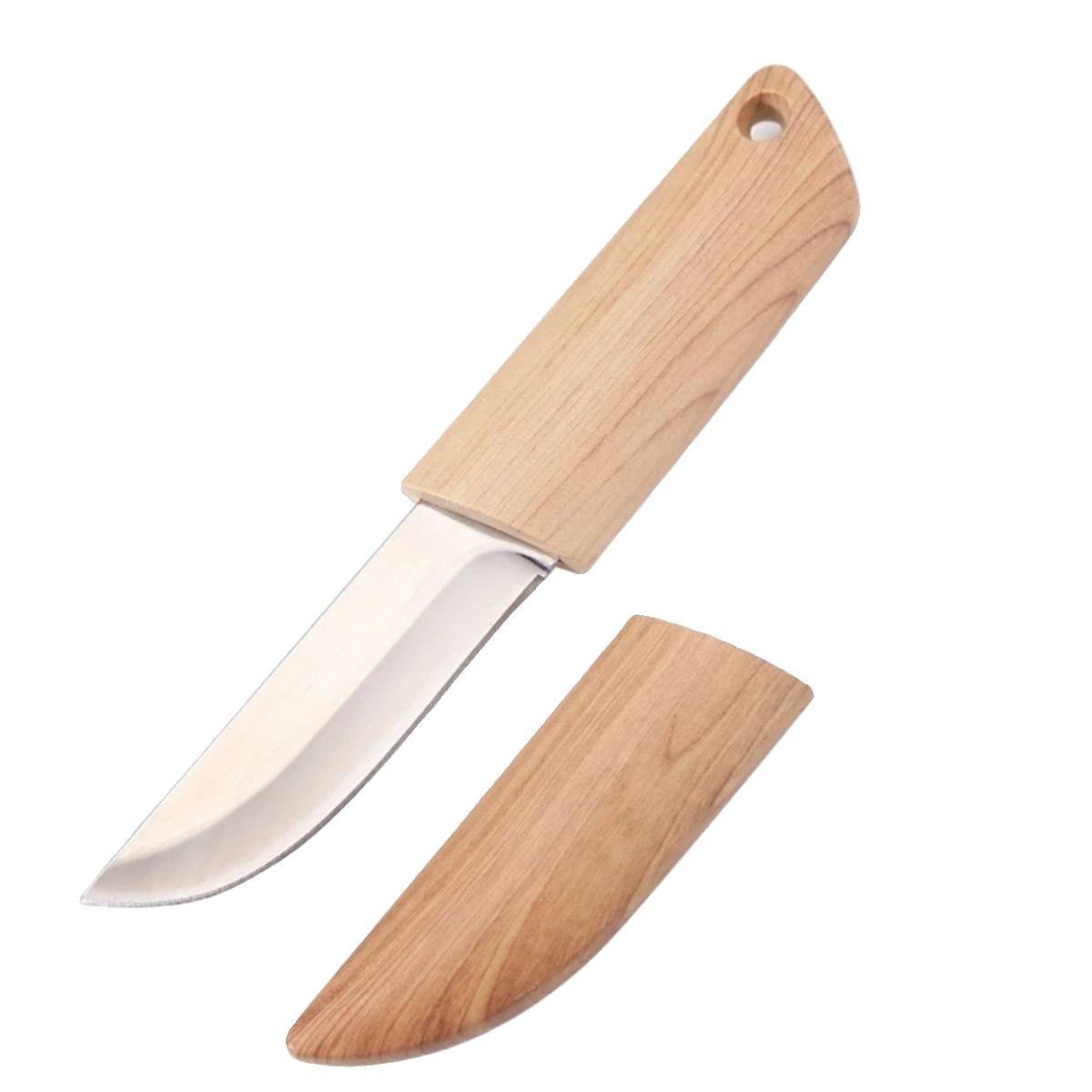 A new fruit knife, a fat knife with a sharp, thick, outdoor knife, and a roast knife
