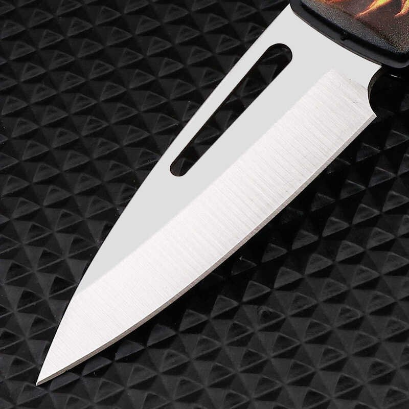 The stainless steel knife, the sharp, high-intensity external folding of the fruit knife, the mini-coloured field camping knife