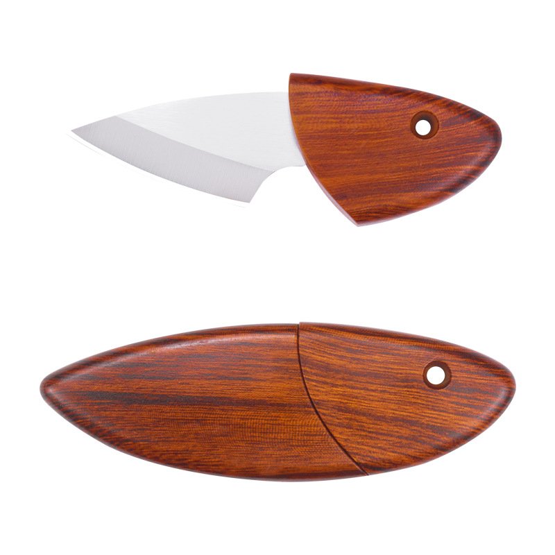 The mini-fat porpoises hand out a small knife, all steel-sliced fragrances outside the house