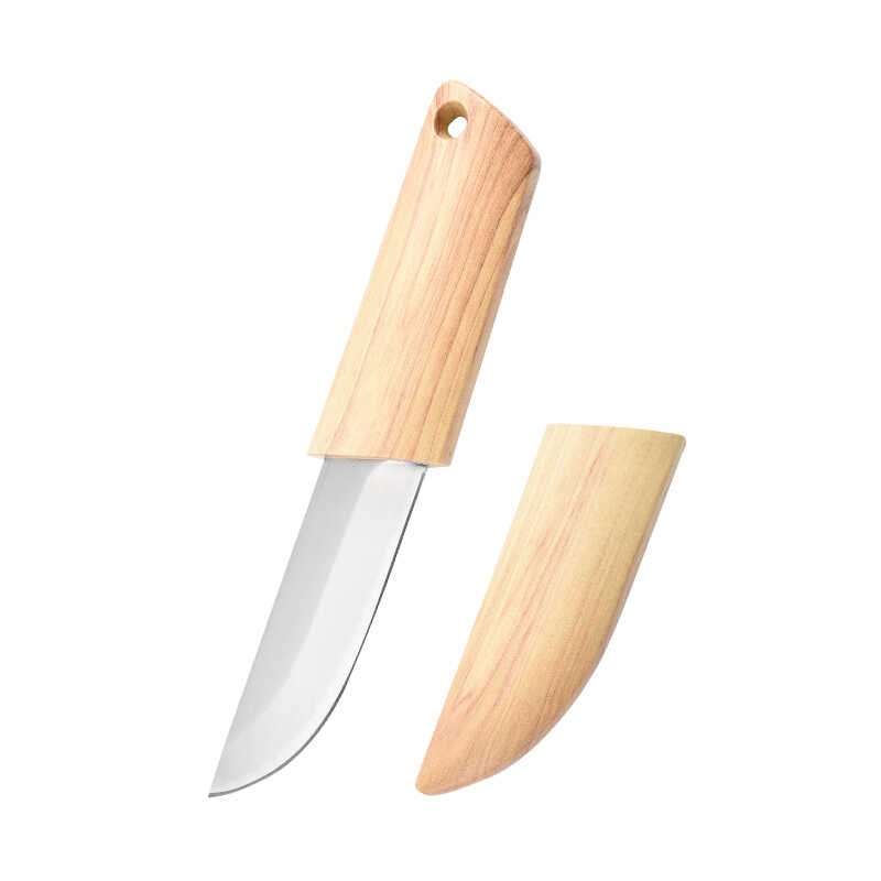 A new fruit knife, a fat knife with a sharp, thick, outdoor knife, and a roast knife