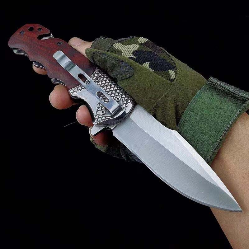 An outdoor folding knife, multi-purpose self-defense, camping in the field for life