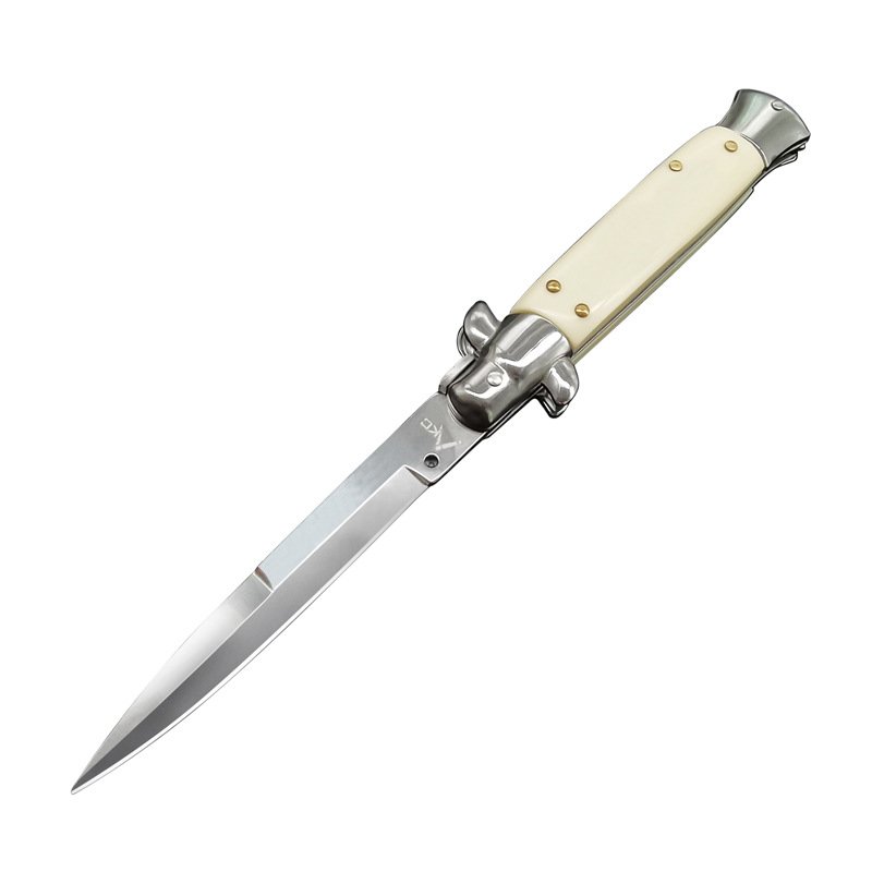 GERMAN IMPORTS OF THE PARTY'S OUTDOOR FOLDING KNIFE, A FIELD CAMPING KNIFE WITH ITALIAN AK WATER
