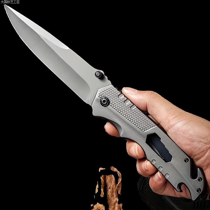 The German self-defense knife folded with a fruit knife to survive Browning camping in the field