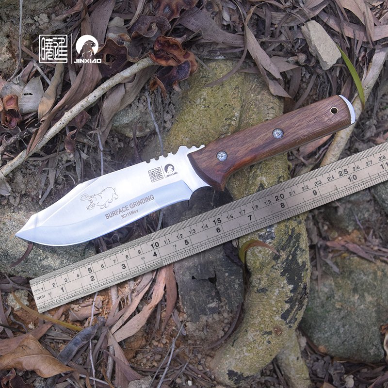 He's carrying a knife to camp in the wilderness
