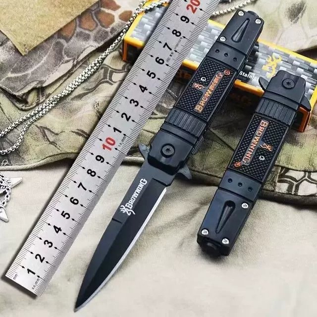 A multi-purpose, outdoor folding knife compared to a swiss blade for protection