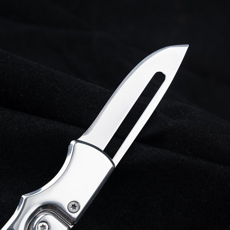 RM5864 GOOD-QUALITY CARBON STEEL AND FRUIT BLADES FOLDING SMALL, PRACTICAL KNIVES