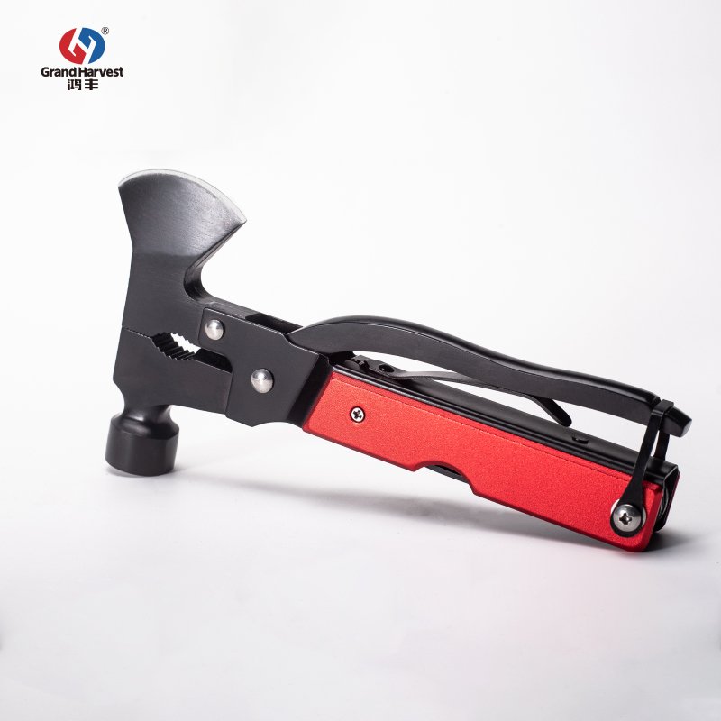 hung fong multi-purpose hammer axe clasher tool pooler user field survival edc