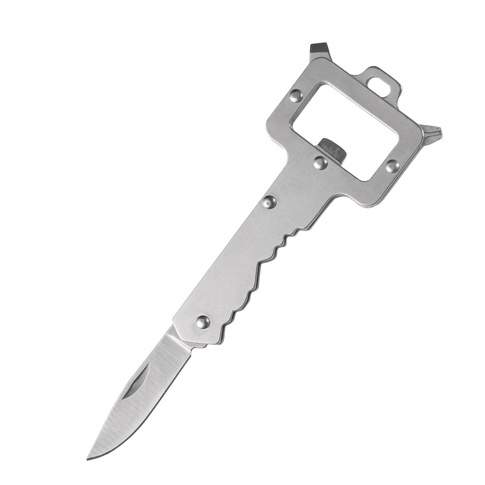 Five times a multi-purpose key button and a bottle opener folds a fruit knife