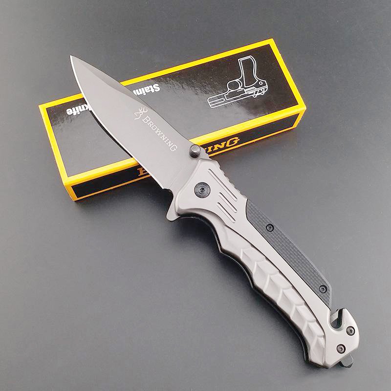 All steel with a high-intensity knife and a multi-purpose knife to protect the body