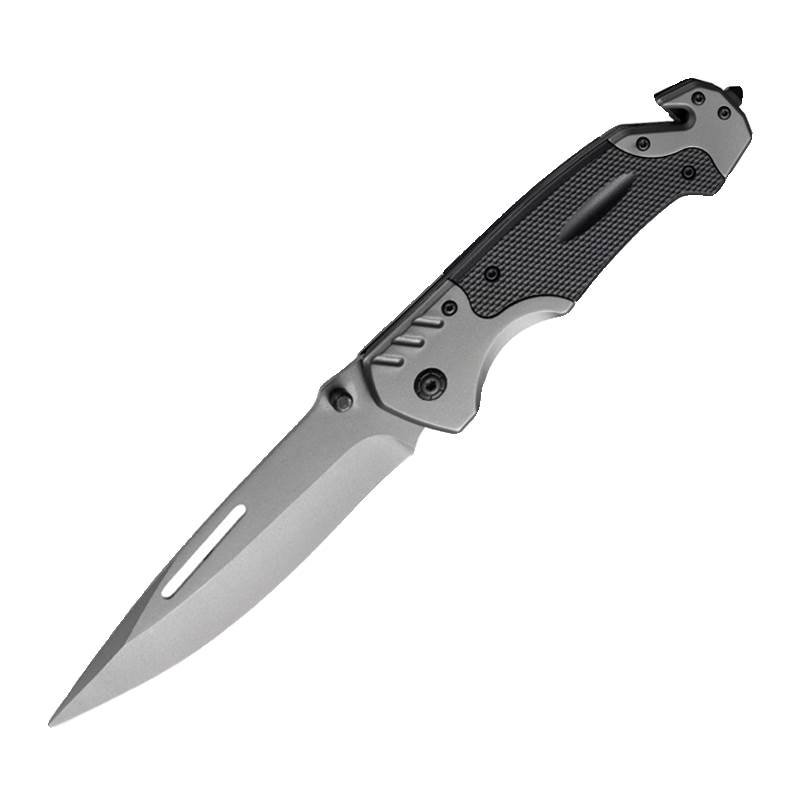 An outdoor slasher with a high-intensity multi-purpose folder to camp for a fruit knife
